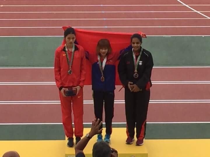 Vuot VDV cua Trung Quoc, Ngoc Ha gianh HCV giai tre chau A hinh anh