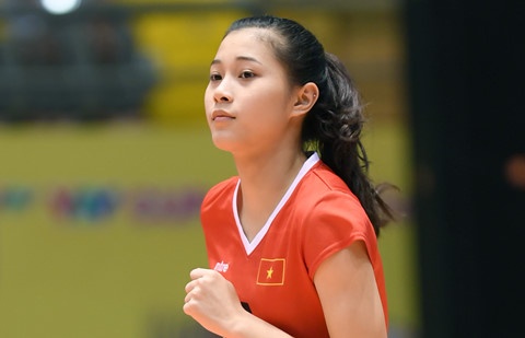 Hoa khoi bong chuyen Dang Thu Huyen,  thuyen truong doi U19 nu Viet Nam anh 8