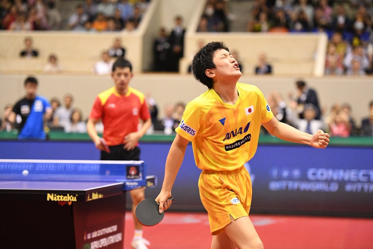 Chung kết Bóng bàn thế giới Harimoto và Trương Kế Khoa ảnh 2 Chung ket Bong ban the gioi Harimoto va Truong Ke Khoa anh 2
