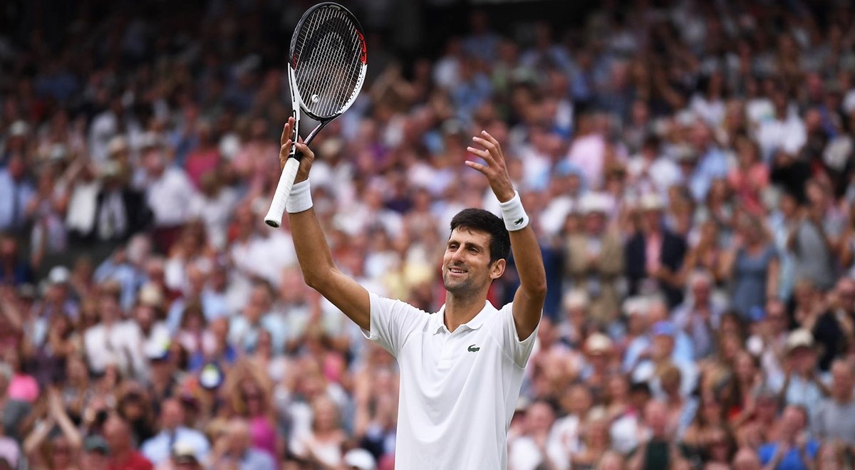 Thắng chóng vánh Anderson, Djokovic lần thứ 4 đăng quang tại Wimbledon ảnh 2 Thang chong vanh Anderson, Djokovic lan thu 4 dang quang tai Wimbledon anh 2