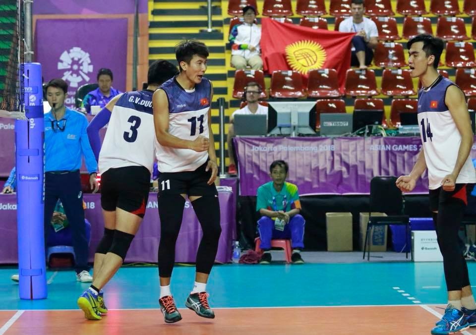 bóng chuyền nam Việt Nam tại ASIAD 2018 ảnh 2 bong chuyen nam Viet Nam tai ASIAD 2018 anh 2