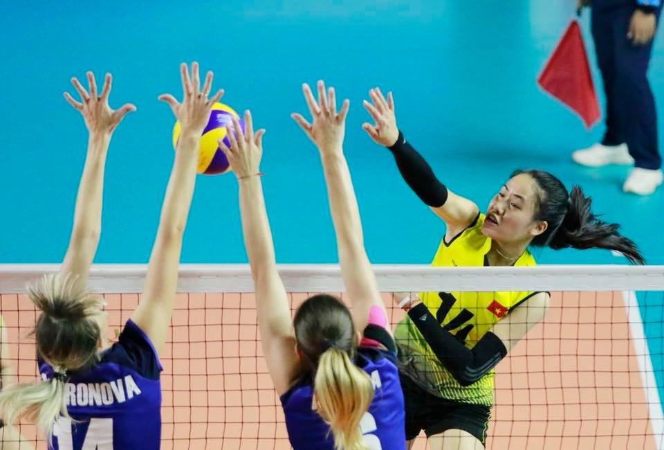 Bong chuyen nu Viet Nam tai ASIAD anh 1