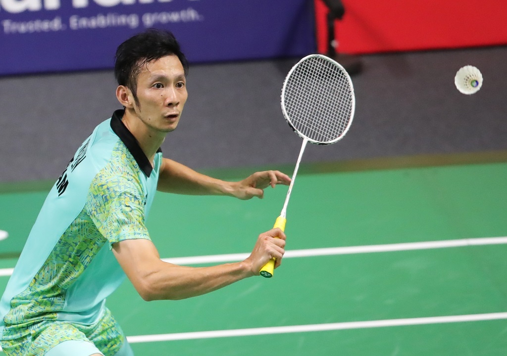 Vo chong Tien Minh thua nguoc tai giai cau long Dai Loan hinh anh