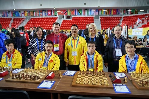 Cờ vua Việt Nam tại Olympiad 2018 ảnh 1 Co vua Viet Nam tai Olympiad 2018 anh 1