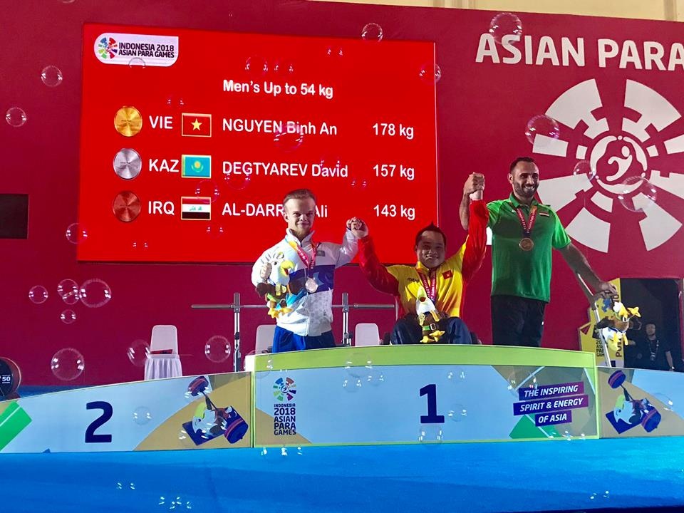 Việt Nam giành mưa HCV tại ASIAN Para Games ảnh 1 Viet Nam gianh mua HCV tai ASIAN Para Games anh 1