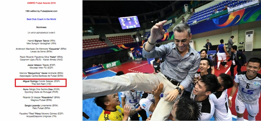 HLV DT Futsal Viet Nam lot top 10 the gioi anh 1