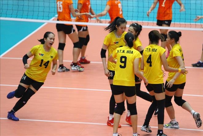 Thang 3-1 Quan doi,  Long An gianh HCV bong chuyen nu anh 1