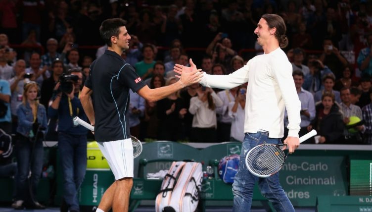 Zlatan Ibrahimovic là bạn thân của Novak Djokovic ảnh 1 Zlatan Ibrahimovic la ban than cua Novak Djokovic anh 1