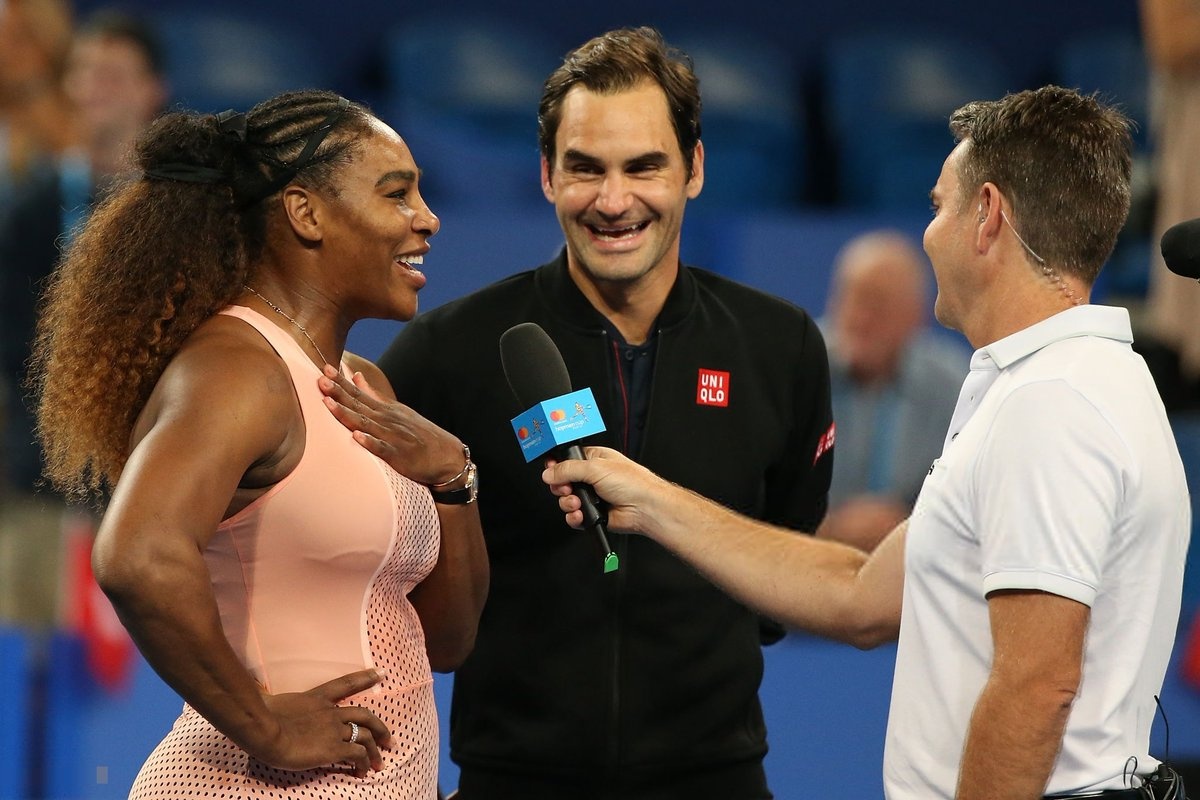 Serena lần đầu gặp Federer ảnh 1 Serena lan dau gap Federer anh 1