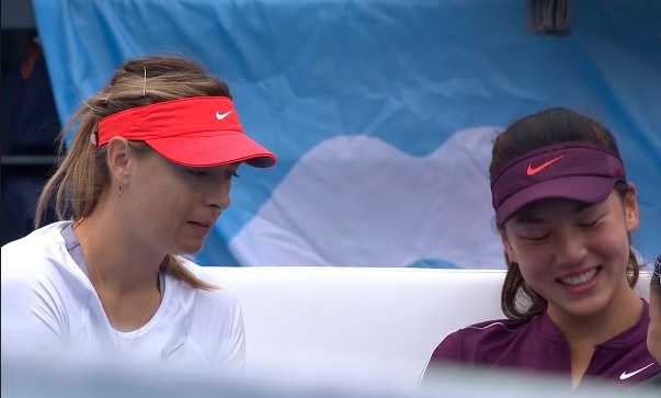 Sharapova gap may truoc tay vot 17 tuoi den tu Trung Quoc hinh anh