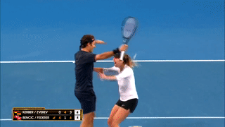 Federer va dong doi phan khich voi chuc vo dich Hopman Cup hinh anh