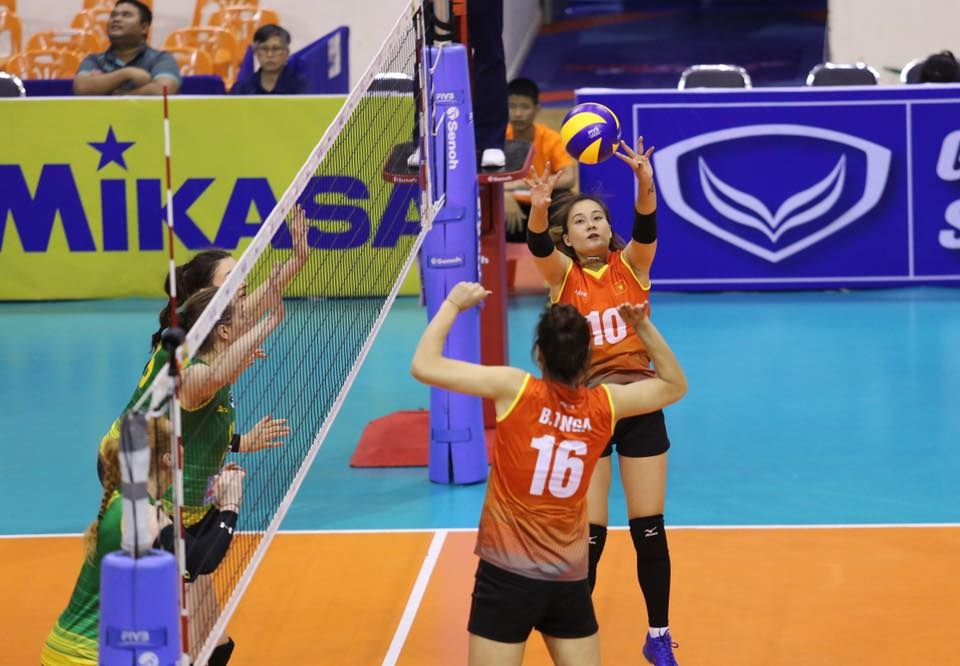 Jong Jin Sim tai xuat tai giai bong chuyen nu quoc te tai Bac Ninh anh 2