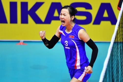 Thang thuyet phuc, tuyen Trieu Tien vo dich giai bong chuyen quoc te hinh anh