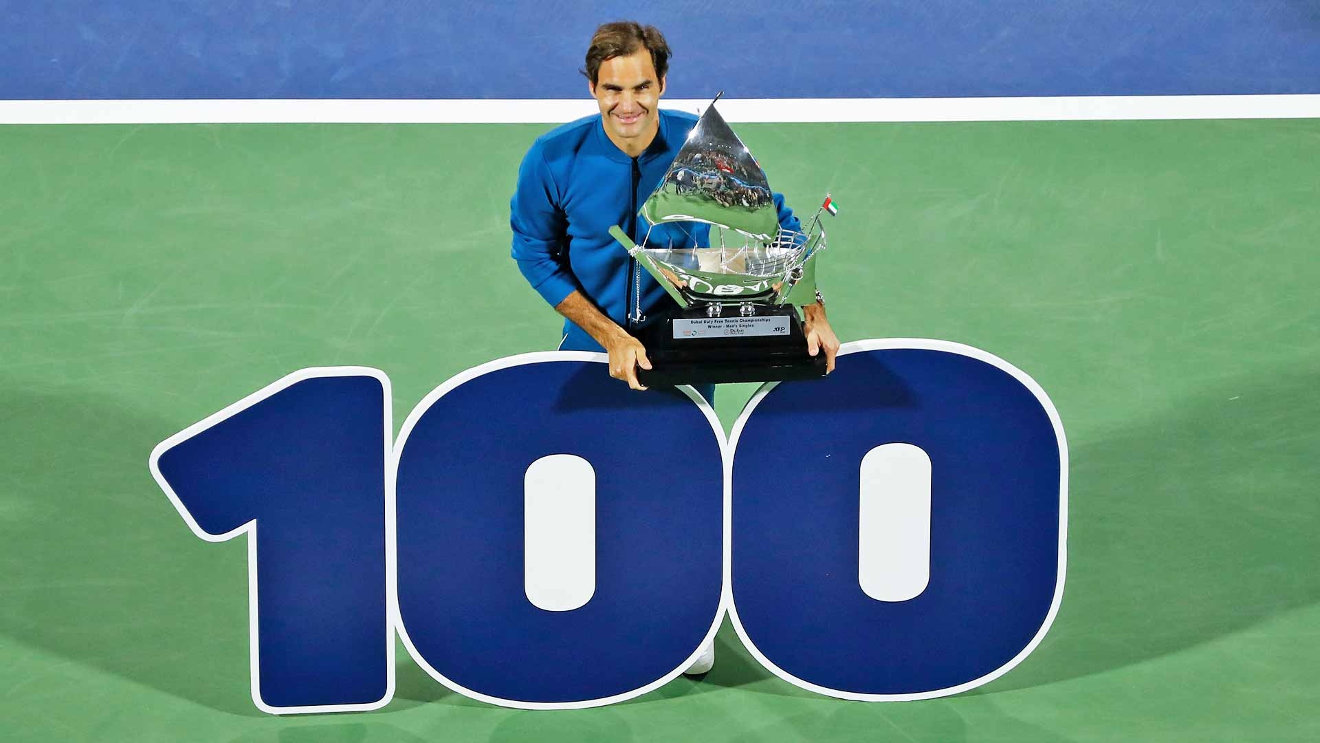 Federer can moc 100 danh hieu tai Dubai Open anh 11
