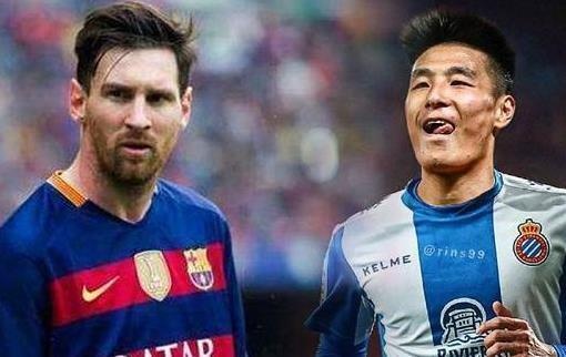 Bao Trung Quoc: 'Wu Lei doi dau Messi, canh tuong tram nam co mot' hinh anh