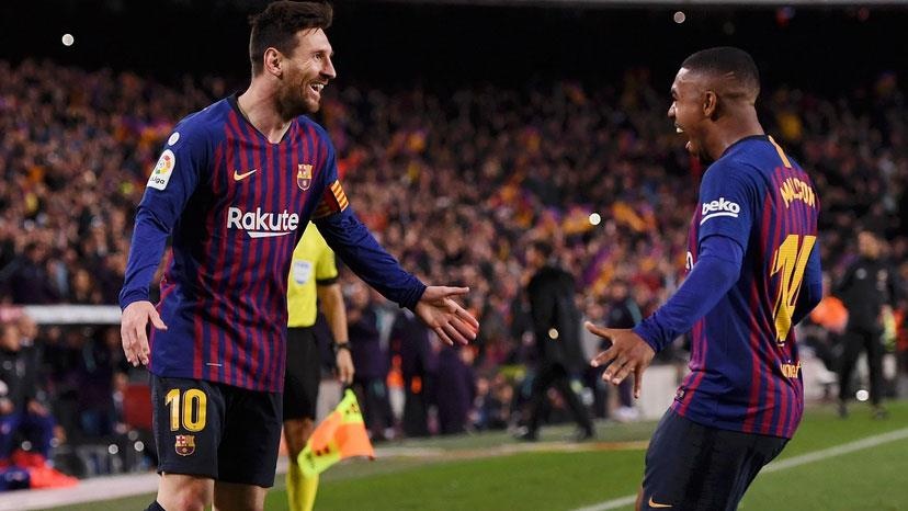 Bang xep hang 5 giai quoc gia hang dau chau Au: Barca thang Atletico hinh anh