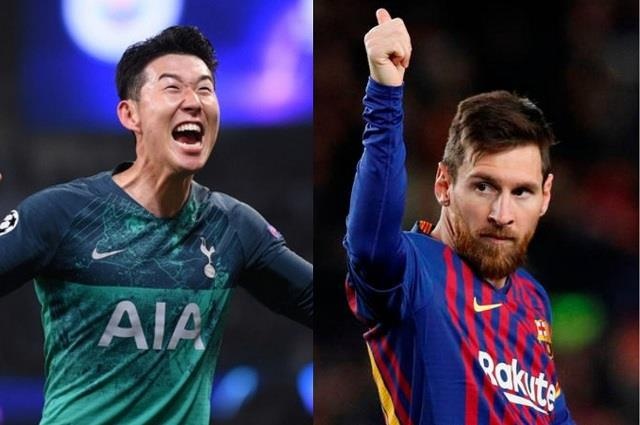 Son Heung-min va Messi lot doi hinh tieu bieu tu ket Champions League hinh anh