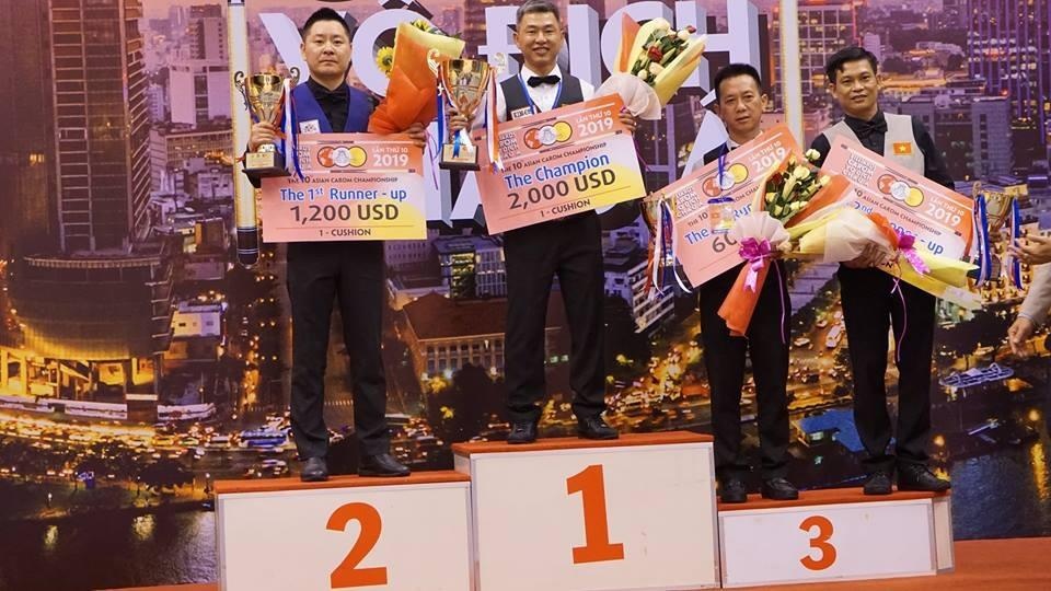 Mã Minh Cẩm vô địch Carom 1 băng châu Á 2019 ảnh 2 Ma Minh Cam vo dich Carom 1 bang chau A 2019 anh 2