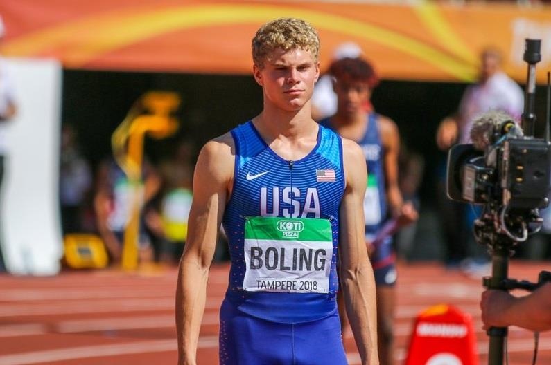 'Tia chop trang' Boling lap ky luc o duong chay 100 m tai My hinh anh