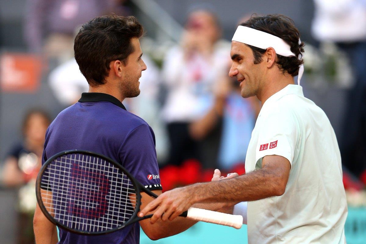 Federer dừng bước trước Dominic Thiem tại tứ kết Madrid ảnh 1 Federer dung buoc truoc Dominic Thiem tai tu ket Madrid anh 1