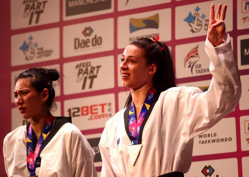 võ sĩ Trung Quốc xúc phạm lễ trao giải Taekwondo ảnh 2 vo si Trung Quoc xuc pham le trao giai Taekwondo anh 2