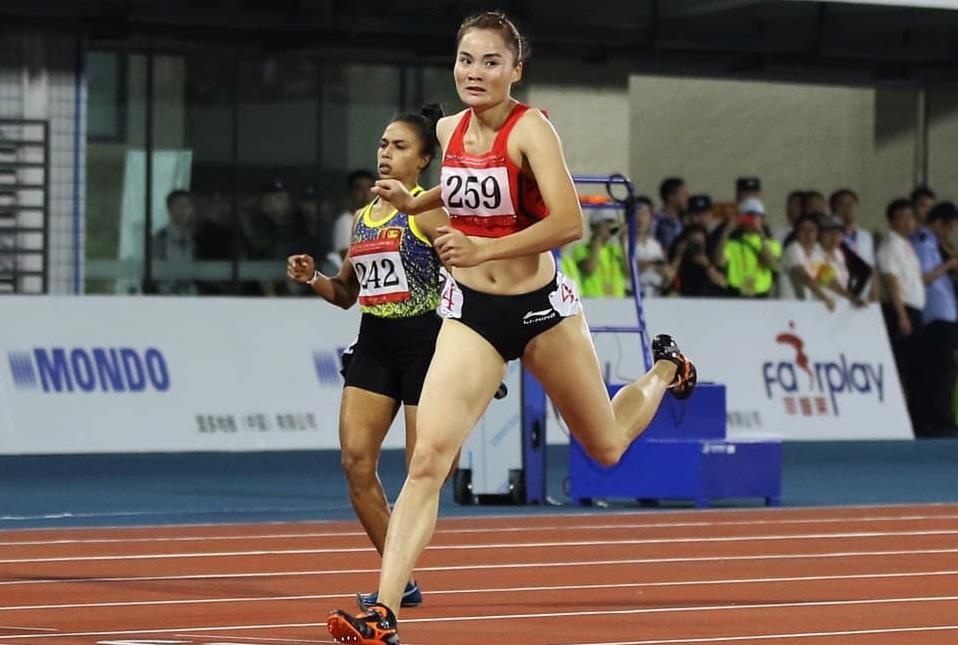 Quach Thi Lan gianh HCV 400 m tai giai Grand Prix chau A hinh anh