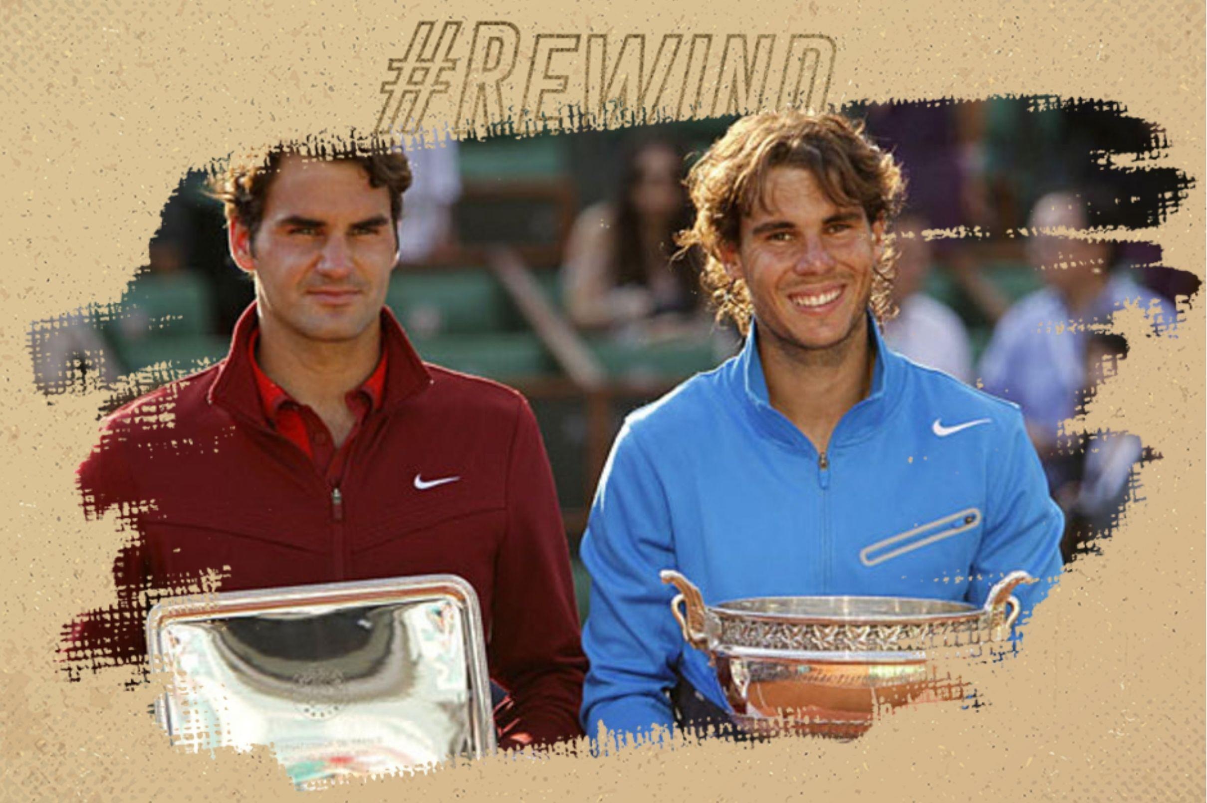 Nhung pha bong kinh dien giua Nadal va Federer tai Phap mo rong hinh anh