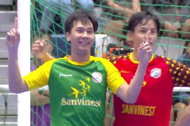 Thu mon ghi ban dep mat giup CLB Khanh Hoa vao chung ket AFF futsal hinh anh