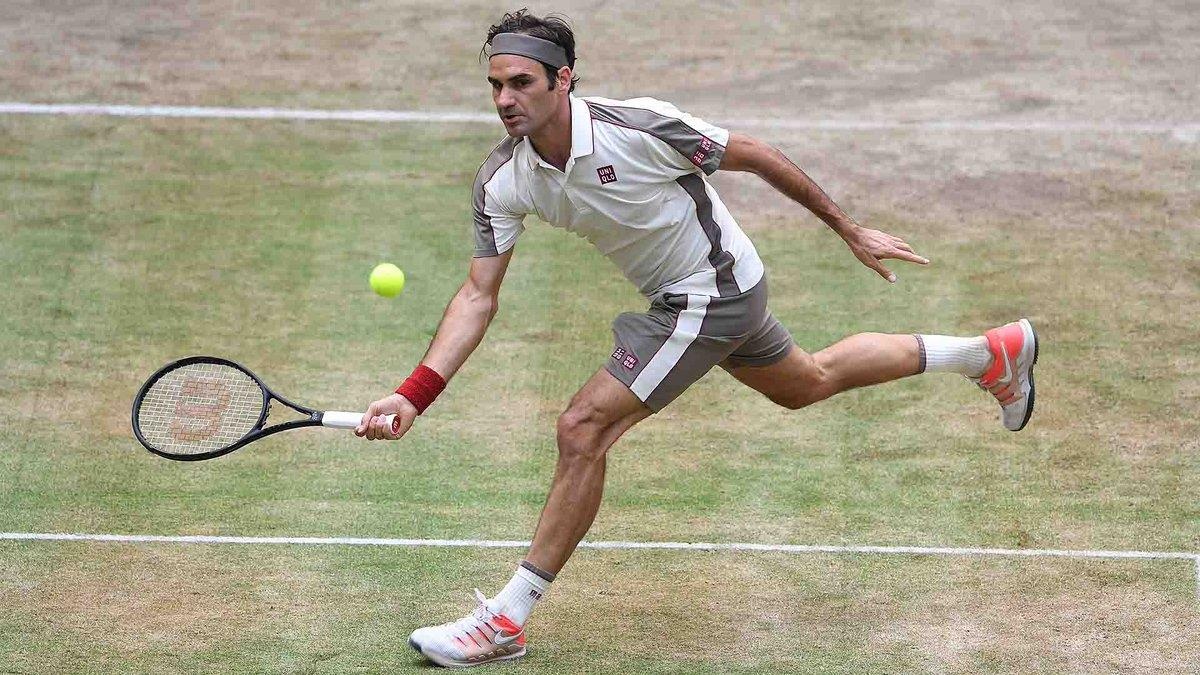Federer lan thu 10 vo dich Halle Open anh 1