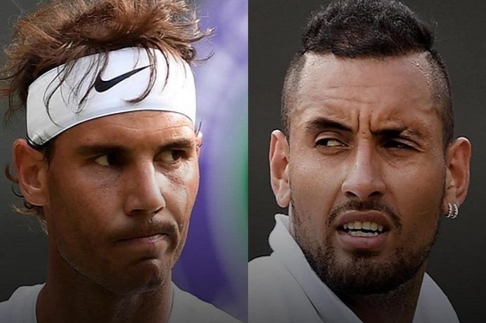 Nadal va Kyrgios khau chien truoc tran dau tai vong 2 Wimbledon hinh anh