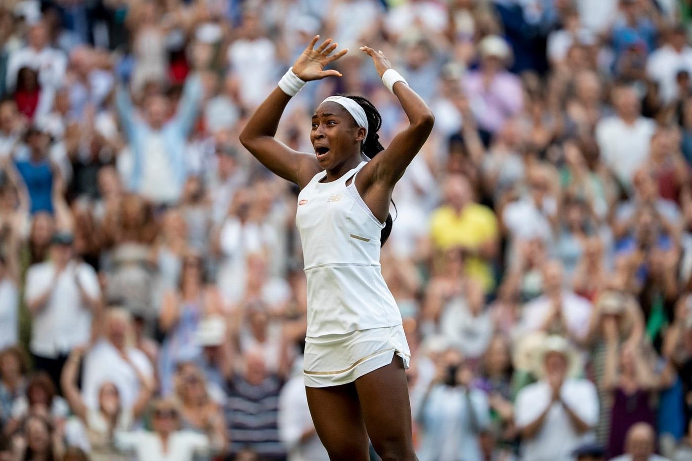 Cori Gauff gay sot tai Anh anh 6