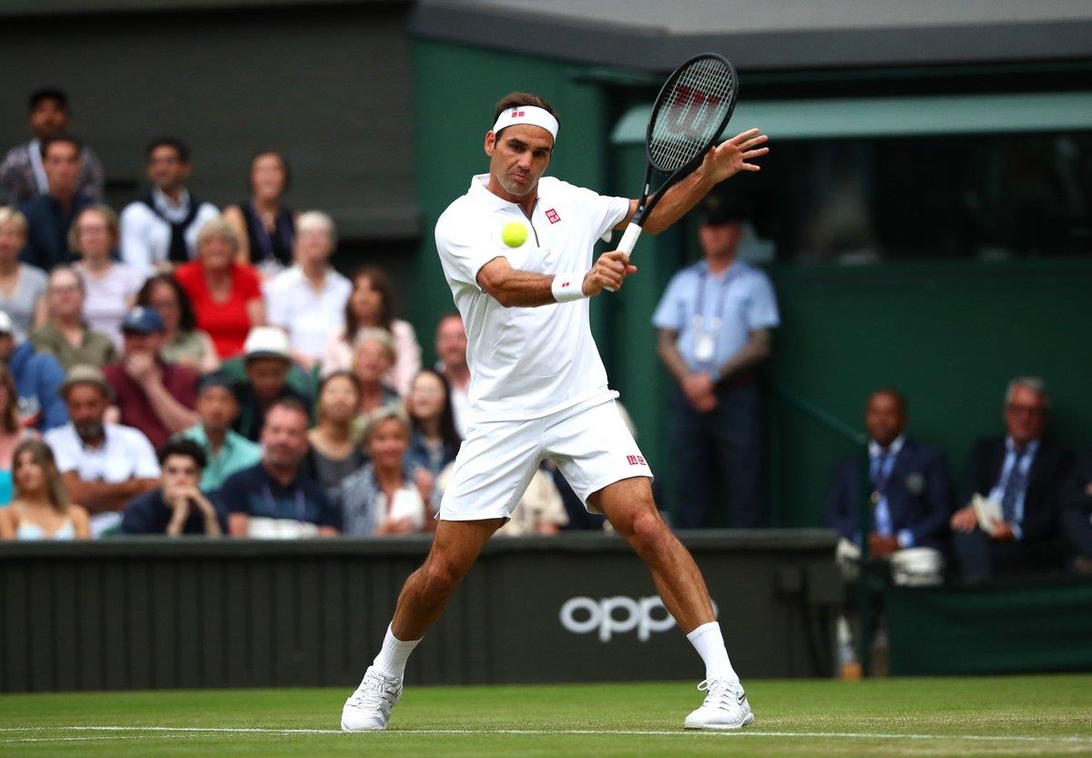 Federer vao tu ket Wimbledon anh 1
