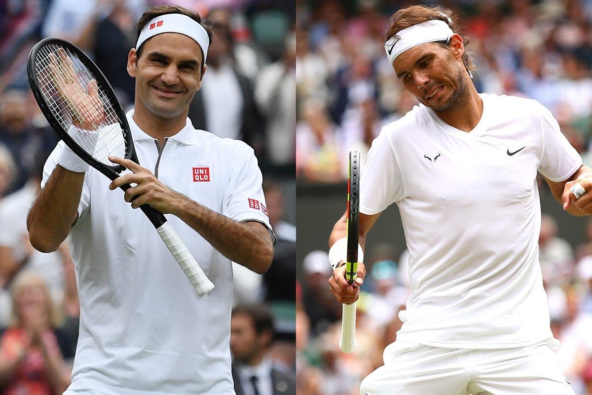 Roger Federer doi dau Nadal tai ban ket Wimbledon hinh anh