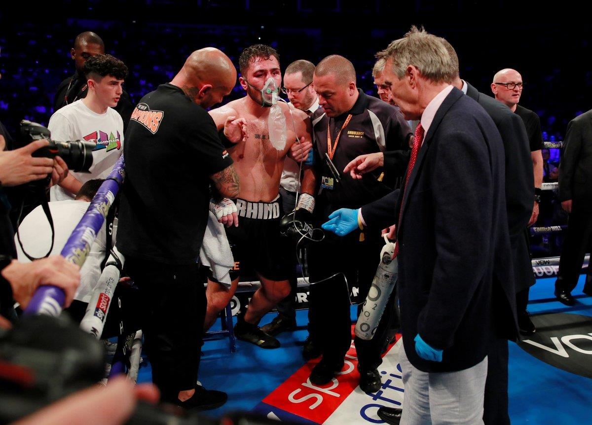 võ sĩ Dave Allen nhập viện ảnh 1 vo si Dave Allen nhap vien anh 1