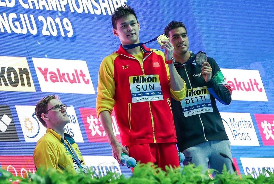 Nha vo dich Olympic ung ho hanh dong khong dung chung buc voi Sun Yang hinh anh