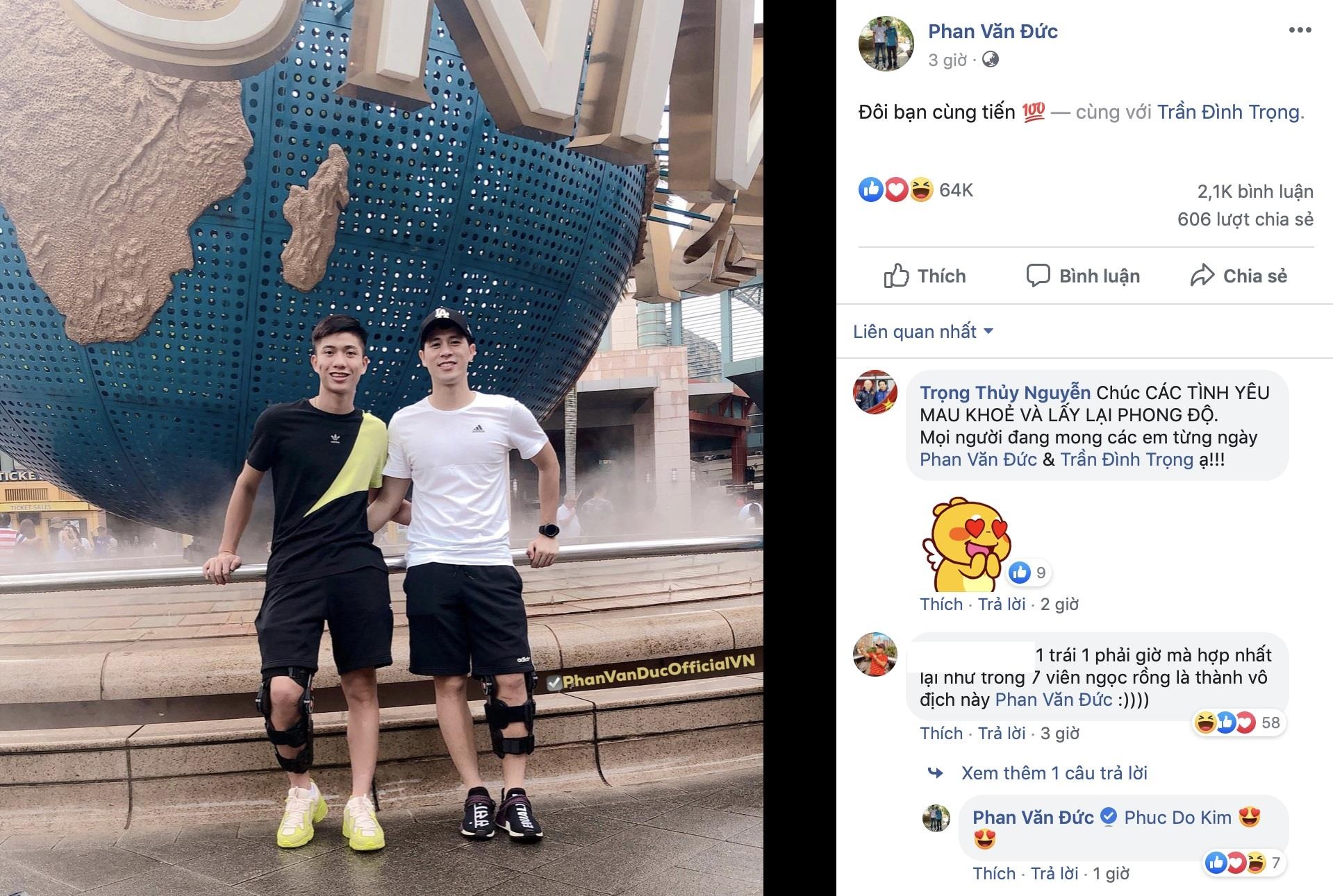 Đình Trọng và Văn Đức sang Singapore tái khám ảnh 1 Dinh Trong va Van Duc sang Singapore tai kham anh 1