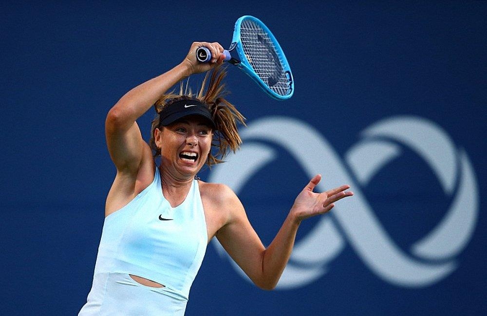 Sharapova thua nguoc tai vong mot Rogers Cup 2019 hinh anh