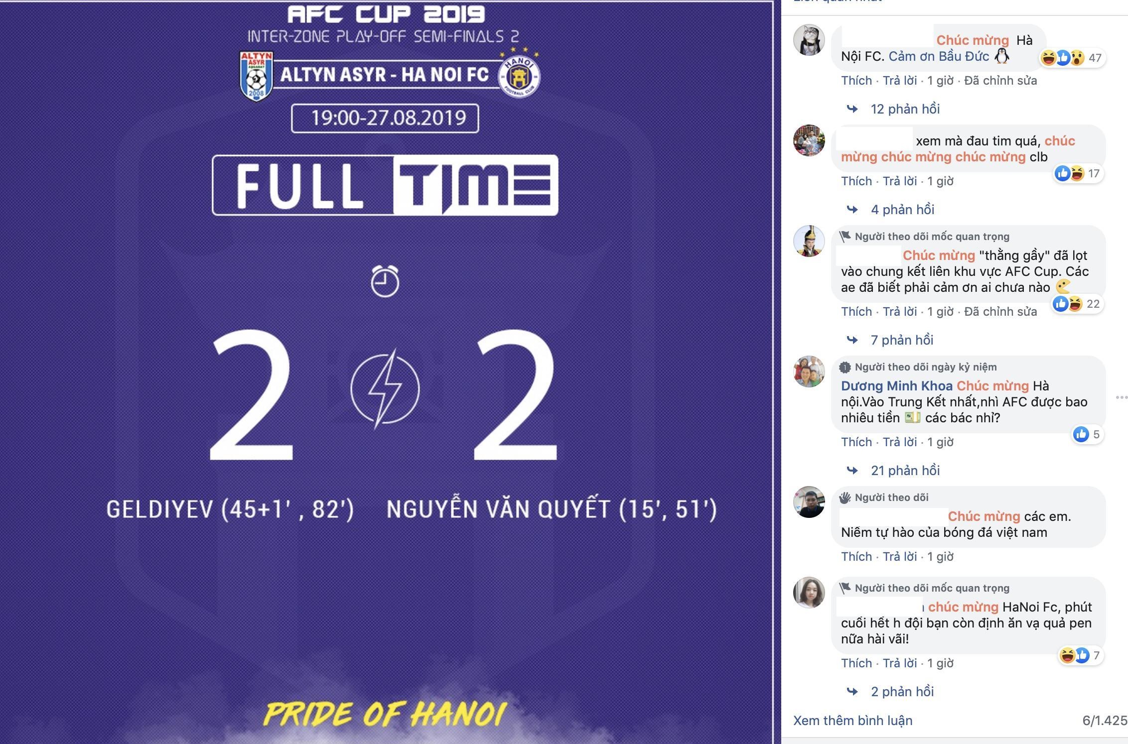 CLB Hà Nội vào chung kết AFC Cup ảnh 1 CLB Ha Noi vao chung ket AFC Cup anh 1