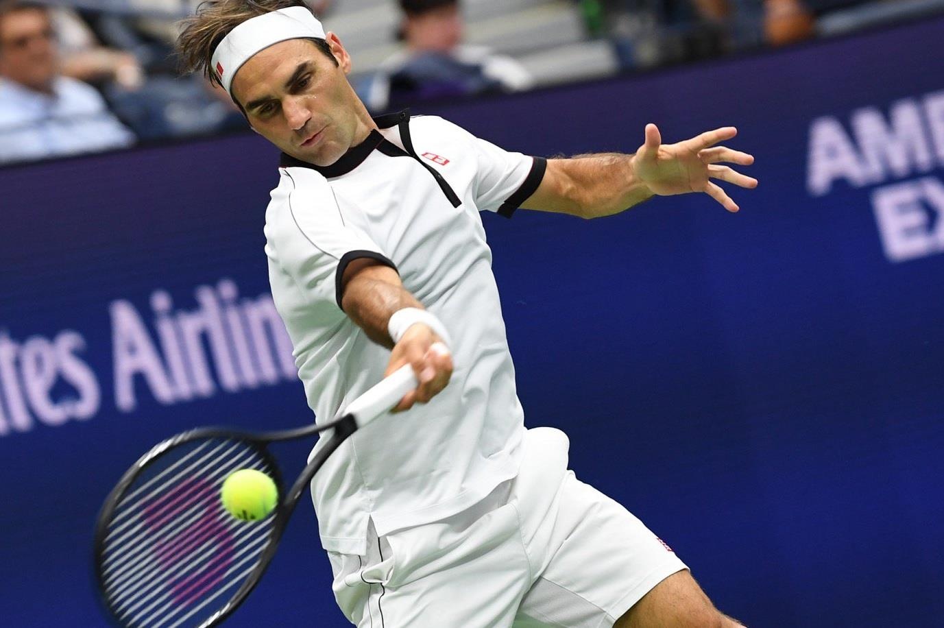Highlights vong 4 US Open: Roger Federer 3-0 David Goffin hinh anh