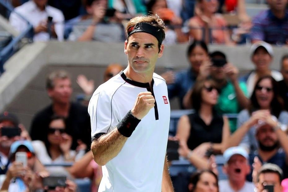 Federer gap Dimitrov tai US open anh 1