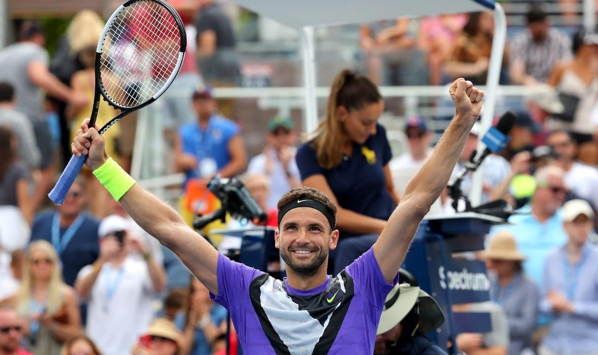 Federer gap Dimitrov tai US open anh 2