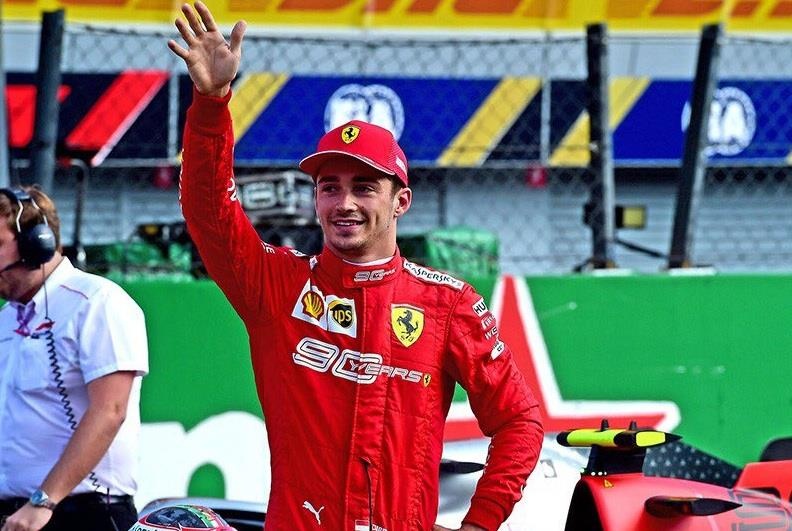 Leclerc vuot Hamilton de gianh pole chang F1 tai Italy hinh anh