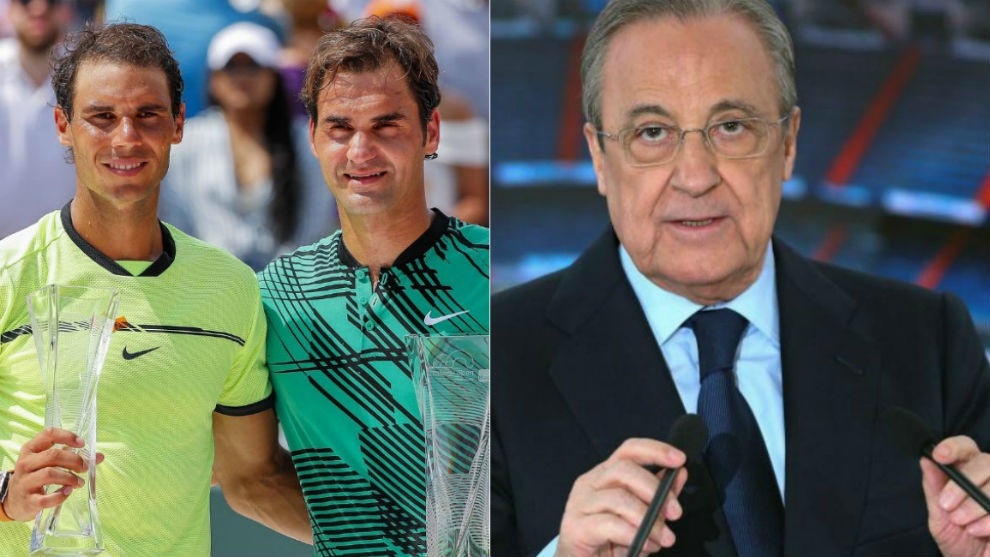 Federer va Nadal dau tai Real Madrid anh 1