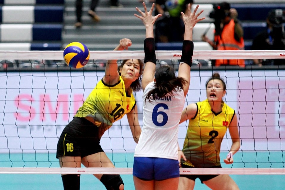 bóng chuyền Việt Nam thua Philippines ảnh 1 bong chuyen Viet Nam thua Philippines anh 1