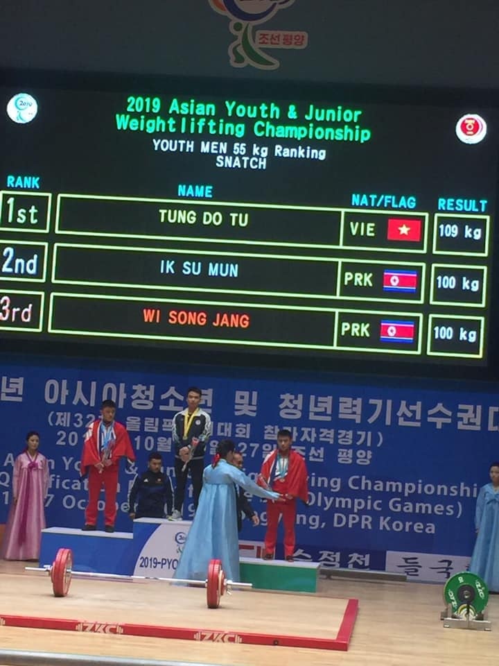 Đỗ Tú Tùng HCV cử tạ châu Á ảnh 1 Do Tu Tung HCV cu ta chau A anh 1