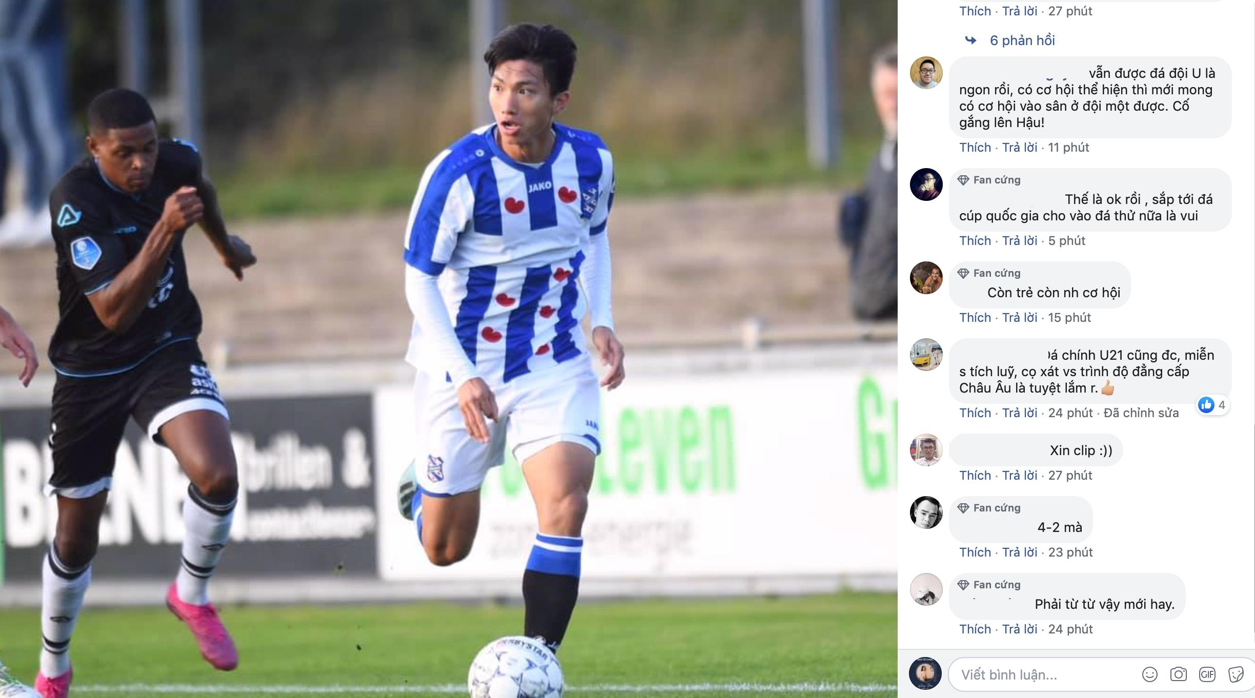 Văn Hậu kiến tạo ở Hà Lan ảnh 1 Van Hau kien tao o Ha Lan anh 1