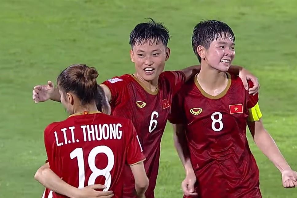Highlights U19 nu Viet Nam 2-0 Thai Lan hinh anh