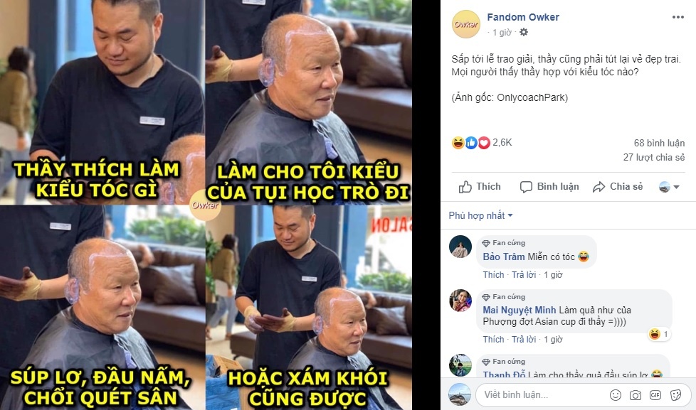 HLV Park cat toc anh 1