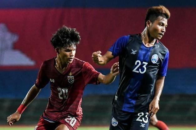 U19 Campuchia thang Thai Lan tai vong loai chau A hinh anh