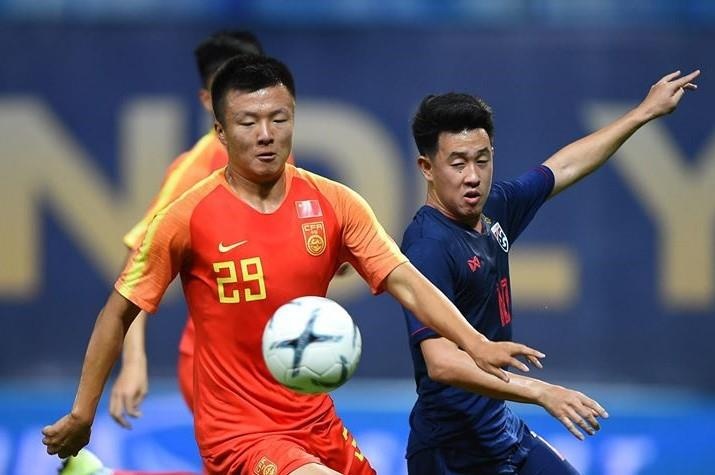 Highlights U23 Thai Lan 1-2 Trung Quoc hinh anh